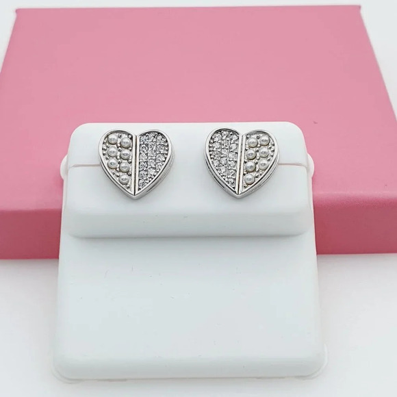 "925 Sterling Silver Cubic Zirconia Earrings, U19254575 - Picture 4 of 11